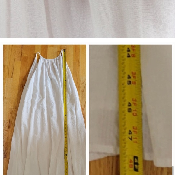 Jenni Kayne Drift Dress Midi Maxi Halter Sleeveless Cotton White Size XS - Picture 6 of 6